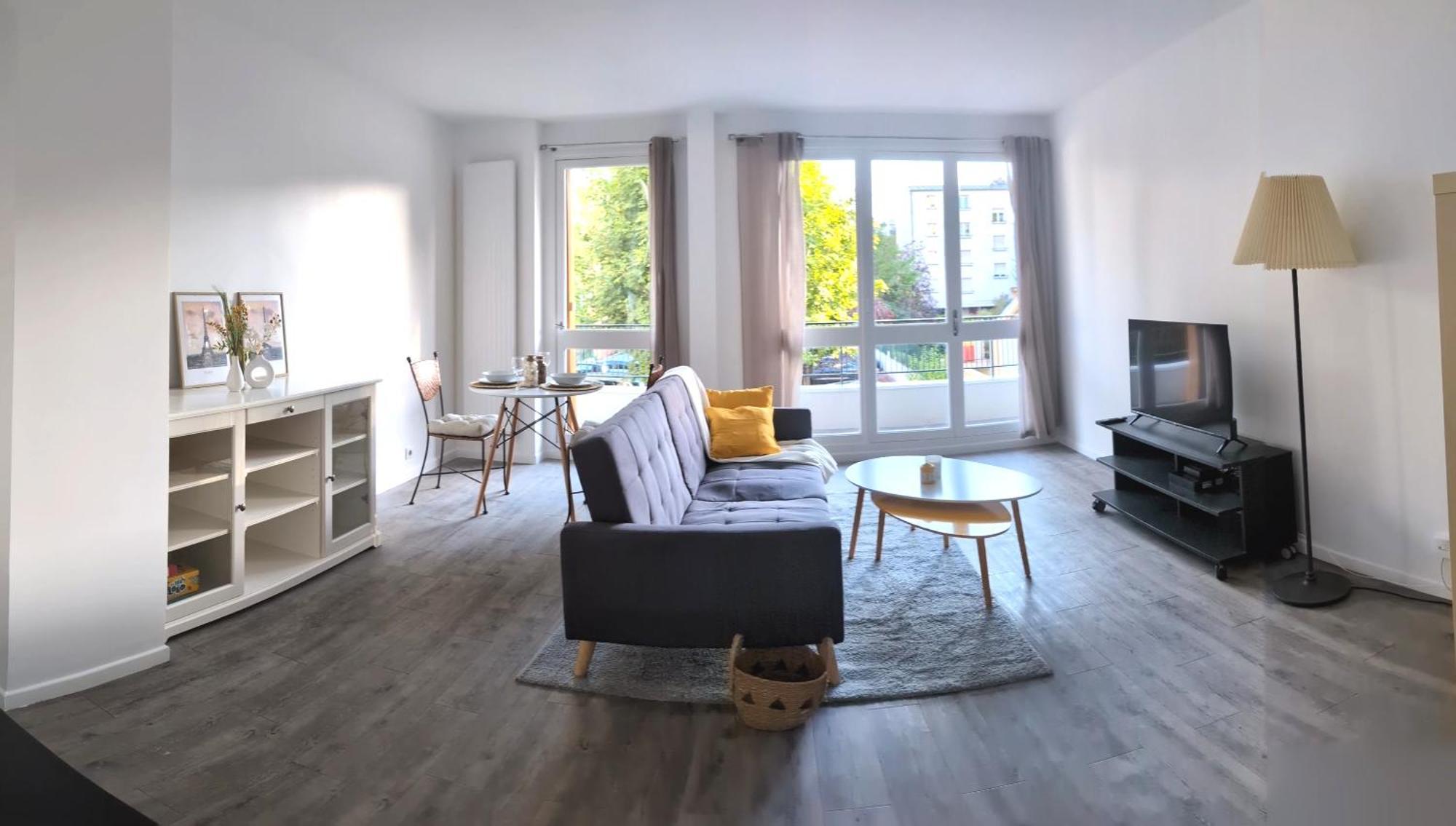 Апартаменты Evasion La Defense - Balcon & Wi-Fi, A 10 Min De Paris Курбевуа Экстерьер фото